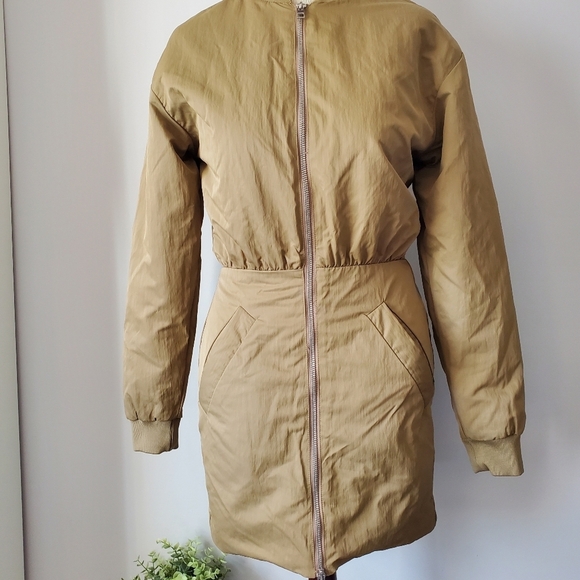 Zara bomber jacket dress. Size  xs - Picture 2 of 8